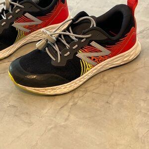 New Balance Kids' Black and Red Running Shoes